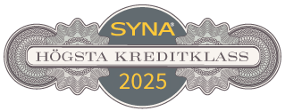 The seal is issued by AB Syna www.syna.se